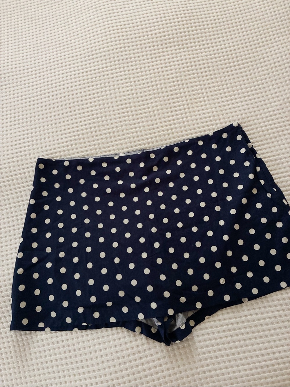NET GAP Navy and White Polka Dot Skort